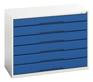 Verso 1050 x 550 x 800H 6 Drawer Cabinet Bott Verso Drawer Cabinets1050 x 550  Tool Storage for garages and workshops 11/16925214.11 Verso 1050 x 550 x 800H Drawer Cabinet.jpg